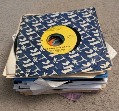 40 Classic Rock 45 Rpms 7'' Rolling Stones The Hollies Beatles Survivor