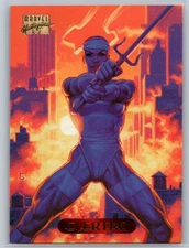 1994 Fleer Marvel Masterpieces Hildebrandt Brothers #34 Elektra