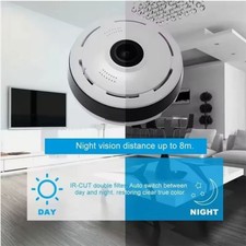 NEW Smart 360 Degree Wifi Panoramic Cameras Security Protection Fisheye IP 3MP