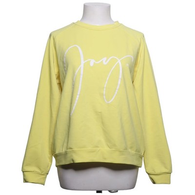 Co'Couture, Sweatshirt, Größe: M, JOY SWEAT, Gelb/Weiß #1Cr
