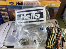 Hella 550 Driving Lamp Vintage Classic Square Truck Nos 74406 Covers Kit Wires
