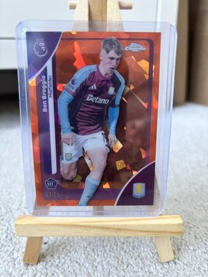  2026 Topps Chrome Premier League Ben Braggio Orange Cracked Ice Rookie #/25 