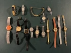 Lot Of Vintage Lady’s & Men’s Watches- Not Tested-15-Need Repair Or Batteries