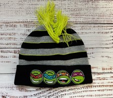 NWT Teenage Mutant Ninja Turtles Boys Green Beanie Hat