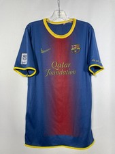VTG FC Barcelona Qatar Foundation Home Jersey Youth SMALL 16
