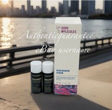 Good Molecules Niacinamide Serum 1 fl oz + 2 campioni, tono pelle liscia