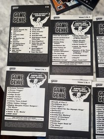 Galoob Nintendo NES Game Genie Lot