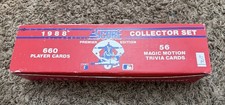 1988 New Open Box Score Collector Set MLB Baseball Premier Edition