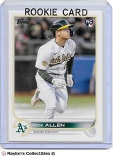 ⚾️ 2022 ~ Topps Update #US117 ~ Nick Allen RC ~ Athletics / Astros NmMt=8 ~ QTY