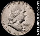 1949 Franklin Half Dollar- Silver- Semi Key Better Date No Reserve #J3770