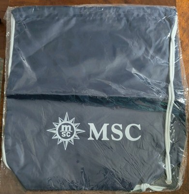 MSC Voyagers String Bag. New Sealed In Plastic