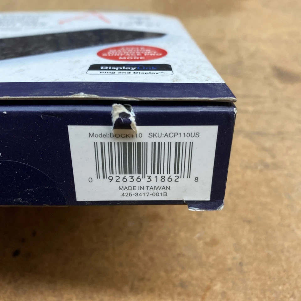 Estación de Acoplamiento Universal de Viaje Targus VersaLink ~HDMI/VGA/Ethernet/USB SELLADA Foto 2 de 2