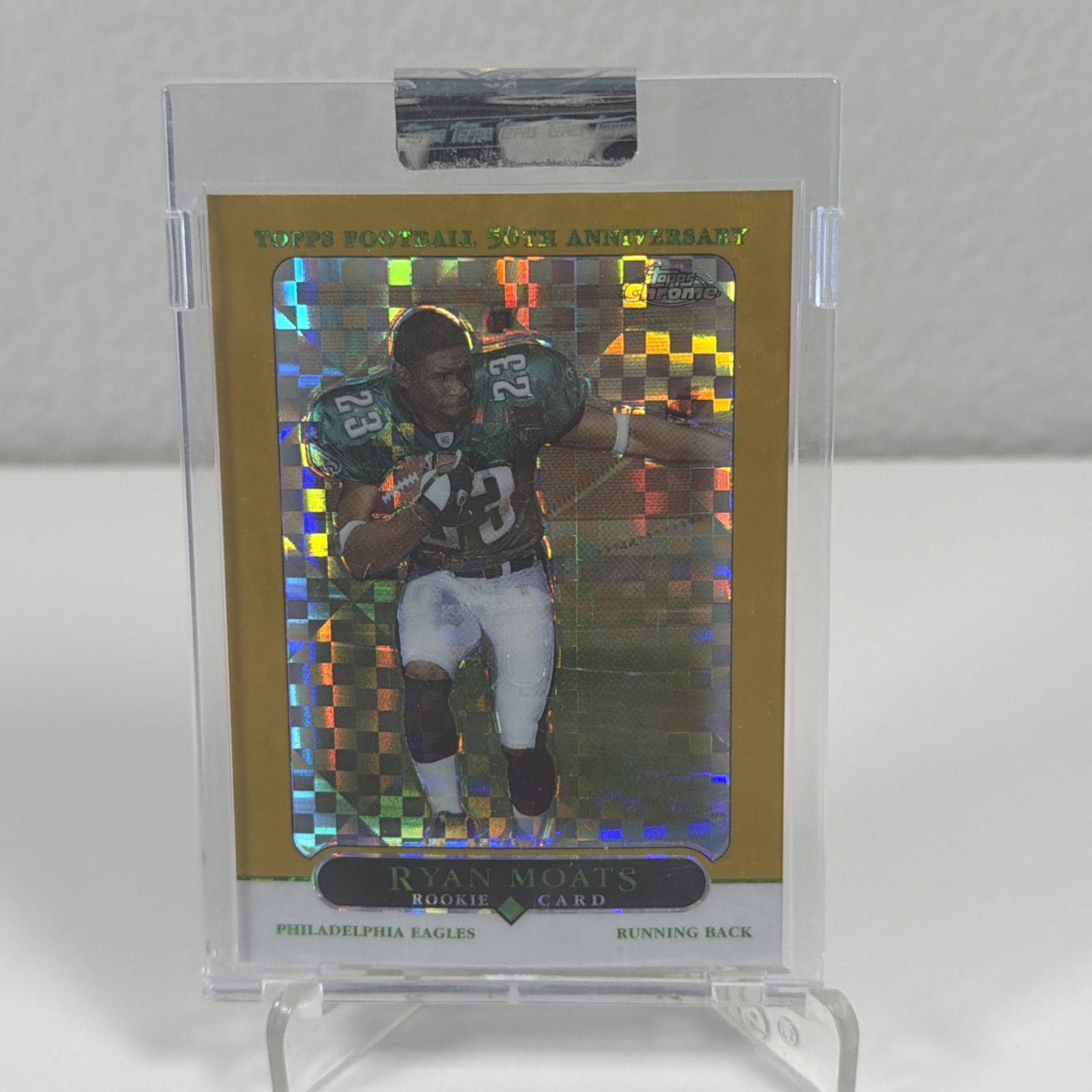 2005 Topps Chrome Gold X-Fractor /399 Ryan Moats #184 Rookie RC NM Card