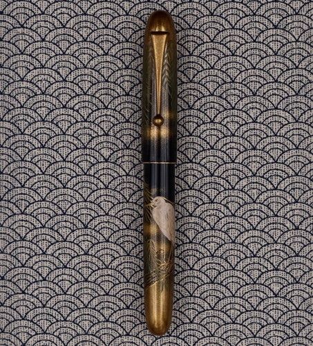 NAMIKI 2005 Yukari Royale Snowy Egret (Shirasagi) Fountain Pen Seiki Chida M