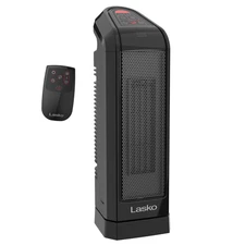 15.75'' 1500W Oscillating Digital CeramicTower Space Heater Remote Black CT16670