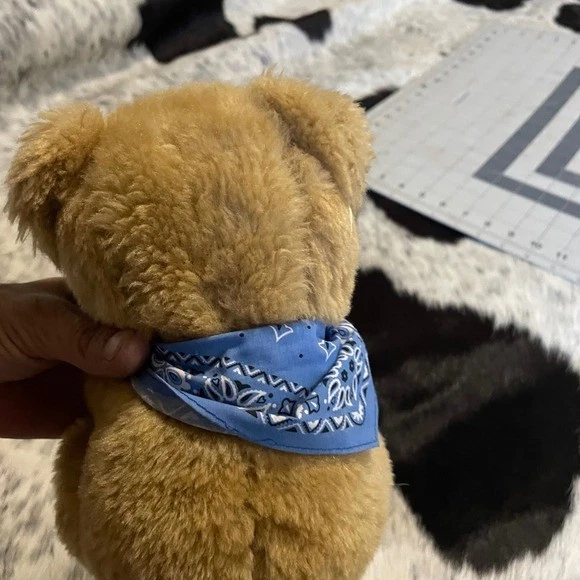 Oso de peluche Beariff el Sheriff marrón tostado vaquero juguete de peluche occidental Foto 2 de 4