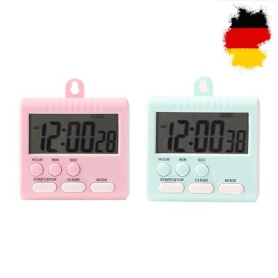 Digital Kitchen Timer Countdown Timer 24 Hour Clock for Cooking Studying Fitness