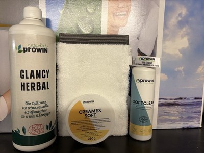 Prowin Set Creamex Soft Softclean Glancy Herbal Mikro Standard Handschuh 