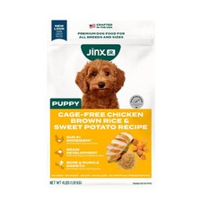 Puppy Cage-Free Chicken, Brown Rice,  Sweet Potato Dry Dog Food, 4lb. Bag