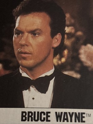 1989 Topps Batman - #3 Bruce Wayne Michael Keaton