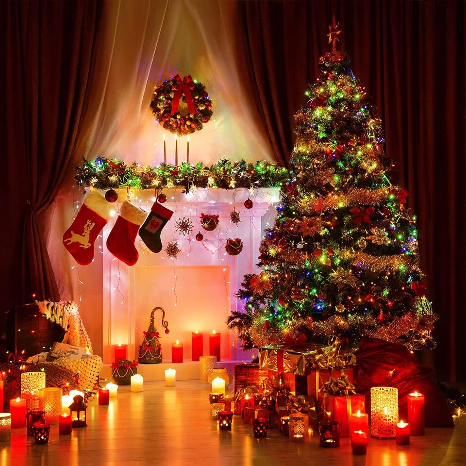 Multicolor Christmas Lights, 12.5Ft 50 Count Incandescent Christmas String Light - Image 3 of 4