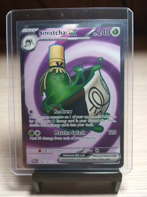 #ad Pokemon: Sinistcha ex 189 167 SV06:Twilight Masquerade TWM Holo Ultra Rare $0.99