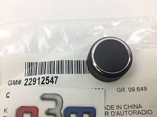 07-17 Chevrolet Silverado GMC Sierra Yukon Rear Radio Volume Control Knob new OE