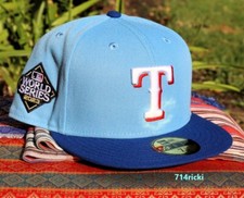 2023 MLB World Series Texas Rangers Fitted Hat New Era 59FIFTY On Field