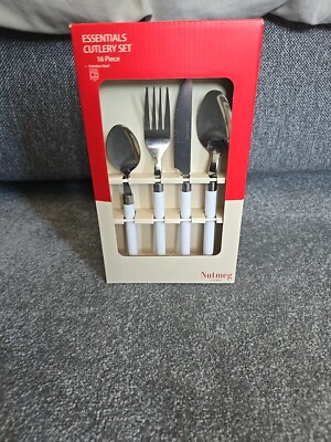 Morrisons Nutmeg Essentials Cutlery Set 16 piece UK