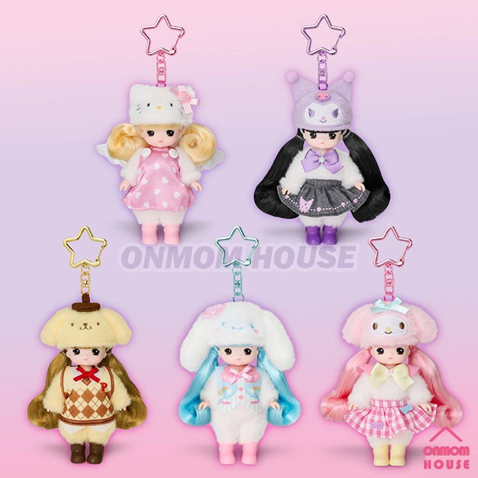 Sanrio персонажей x маленький Мими 5 типа фигурка кукла кольцо для ключей корейская игрушка - Изображение 2 из 4