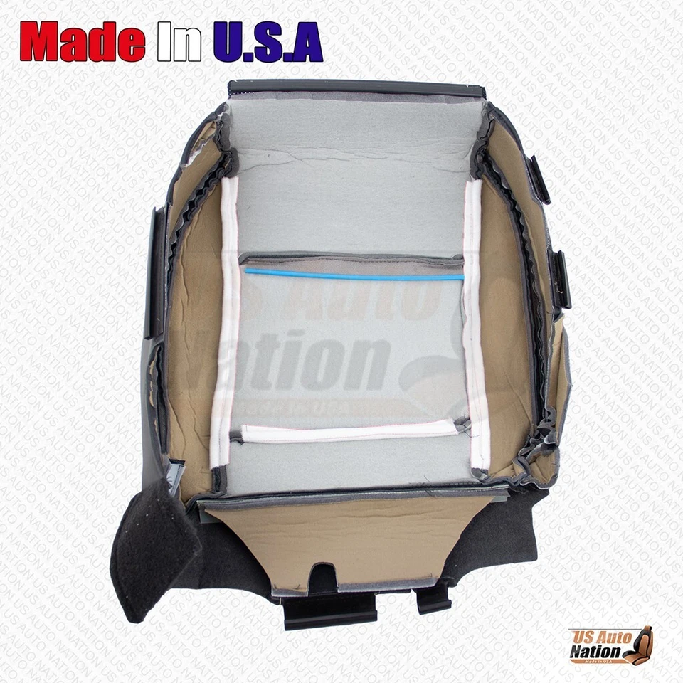 2007 2008 Ford Explorer Sport Trac Front Bottoms & Tops Leather Seat Cover Black - Image 3 of 4