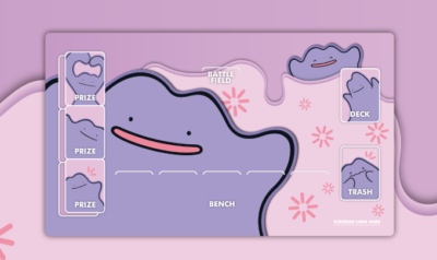 ポケモンカード メタモン　プレイマット　Ditto Game Mat Pokemon Playmat Ditto Metamong Korean PokemonTown Limited Edition