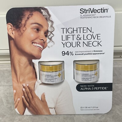 StriVectin NIA114 TL Advanced Tightening Neck Cream Plus 1 oz 30 ml (2 Jars)