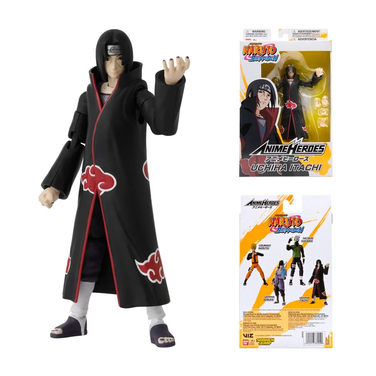 Anime Heroes Figure Uchiha Itachi 6.5 Action Figure