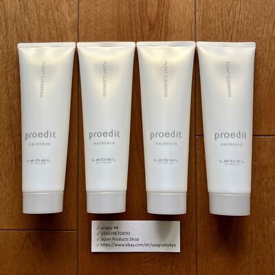 Lebel ProEdit Hair Skin Float Cleansing 250ml / Set Of 4 / Free Exp. Ship / JPN