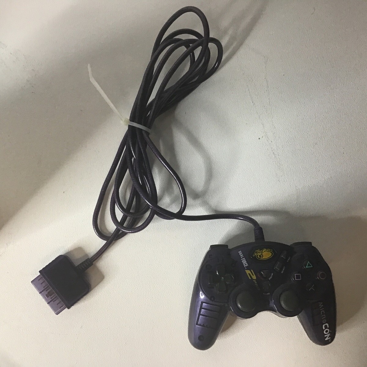 RARE Dual Force 2 Pro Microcon Purple Controller Playstation 2