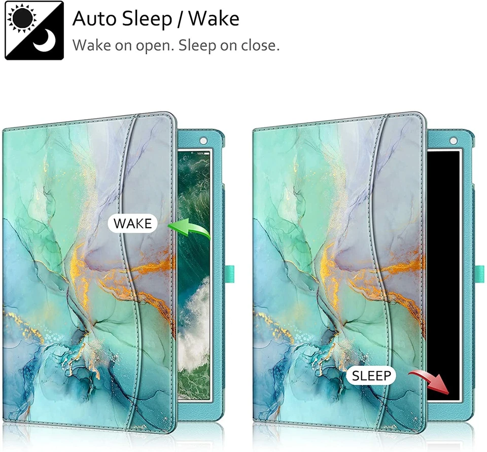 Case for iPad Pro 12.9 Inch 2nd/1st Gen 2017/2015 Multi-Angle Folio Stand Cover - Image 3 of 4