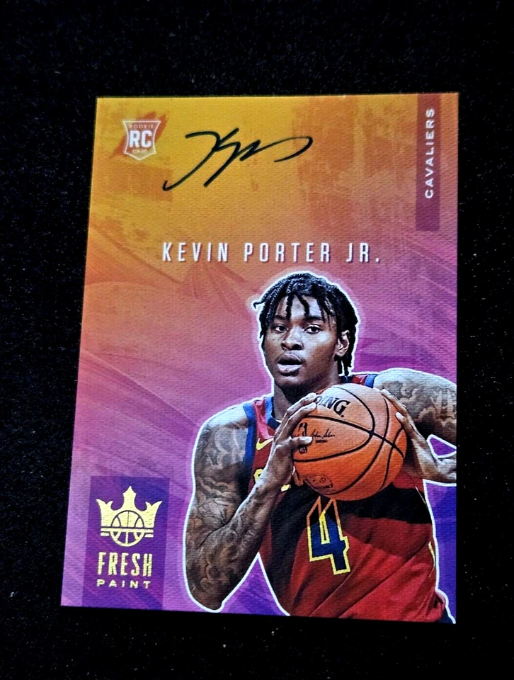 2019-20 COURT KINGS FRESH PAINT AUTO RC KEVIN PORTER JR ROOKIE AUTOGRAPH /149 - Image 4 of 4