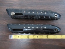 Vintage set of 2 Conrad Retractable Razor handles