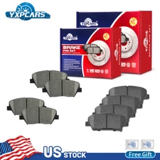 Front Rear Ceramic Brake Pads for Hyundai Santa Fe Sport Kia Sorento 2014 - 2020