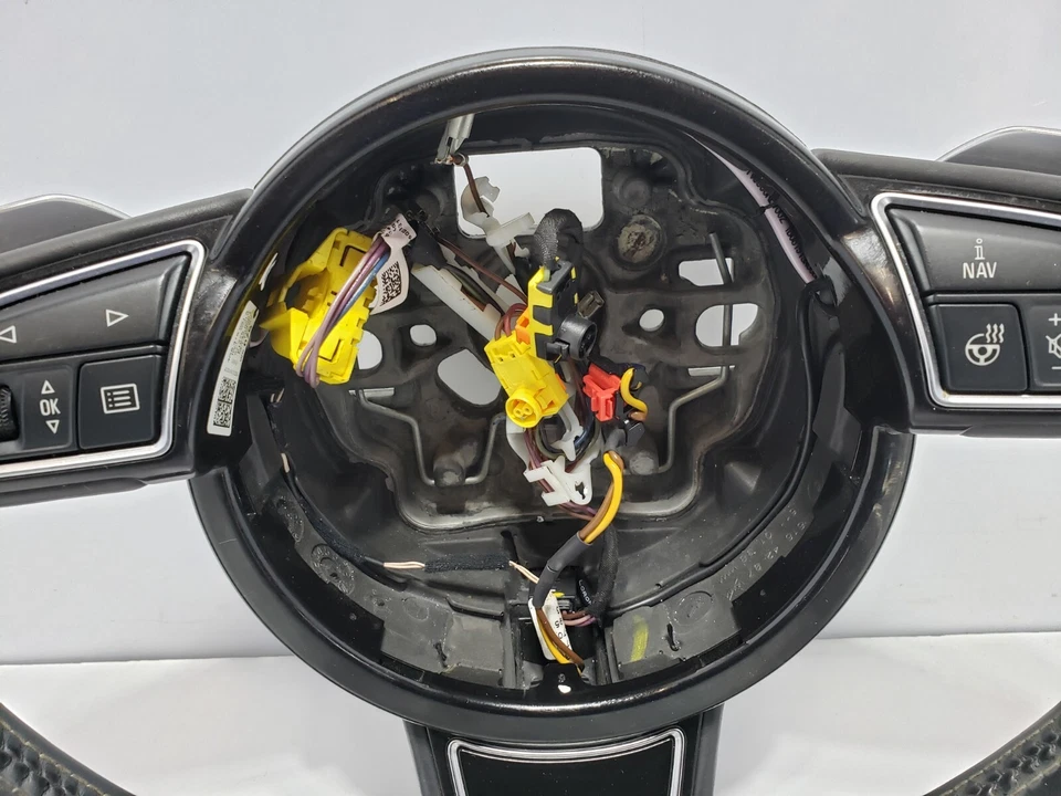 ✅ Volante deportivo de cuero con palancas de cambio para Audi S7 2013-2018 OEM Foto 3 de 4