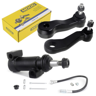 MOOG 3pc Front Steering Pitman Idler Arm Bracket for Sierra Silverado 2500 HD