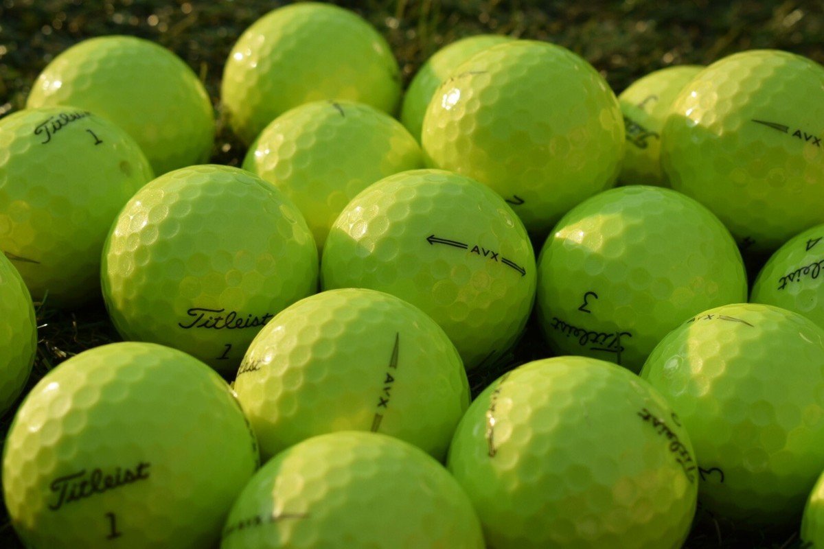 Mint Condition - Titleist AVX (Yellow) - 1 Dozen | eBay