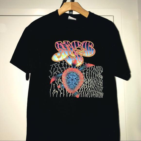 Vintage Yes Band Cotton T-Shirt for Men - Perfect Fan Gift TE934