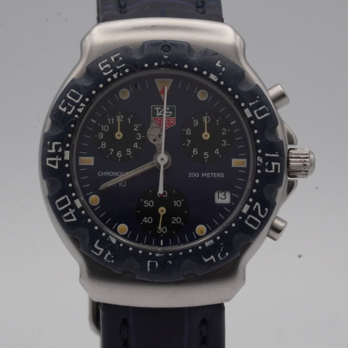 TAG HEUER FORMULA CHRONO MENS WATCH CA1210 VINTAGE 37MM STEEL