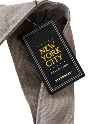 Starbucks New York City Statue of Liberty Canvas Tote Bag  display picture 1