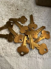 LOT OF 11 New Vintage 1970s 1980s Lockwood L1 key blanks ILCO 1004 B308 5 Pin