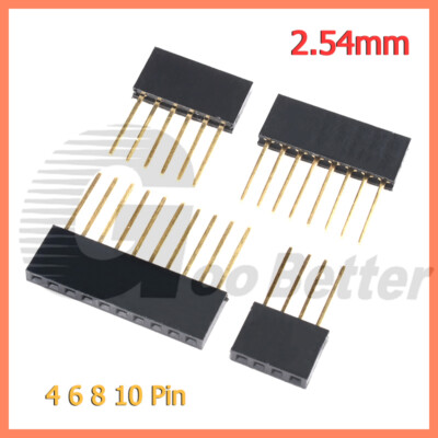 4 -10 Pin Polig Buchsenleiste weiblich Pin Header 2.54mm für  Raspberry