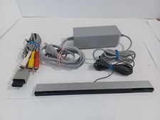 Official OEM Nintendo Wii Power Supply  Wired Sensor Bar - 3rd Party AV Cable -