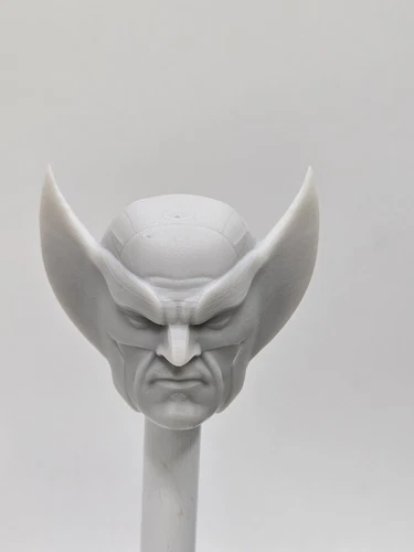 3d Print X-MEN BROWN SUIT WOLVERINE HEAD 1:12 6" GI Joe Classified/Marvel Legend